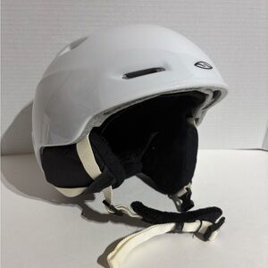 Smith Zoom Ski Snowboard Helmet  Junior Youth Medium 48-53cm White Black Padding